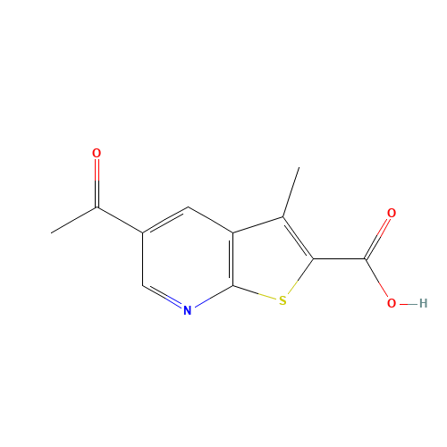 5-acetyl-3-methylthieno[2,3-b]pyridine-2-carboxylic acid (CAS: 1050885-00-1) - Related Chemical Product