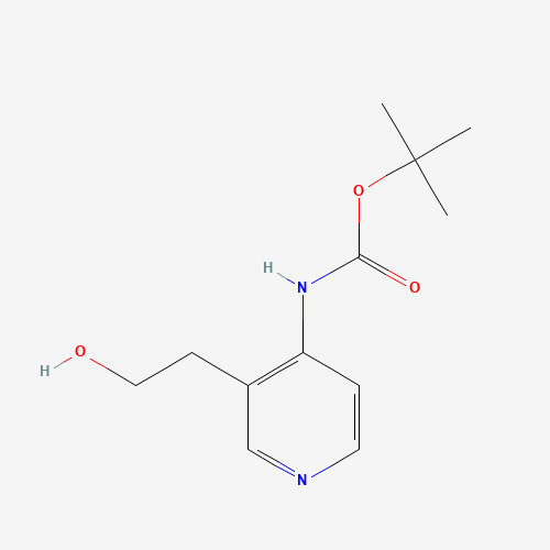 tert-butyl N-[3-(2-hydroxyethyl)pyridin-4-yl]carbamate (CAS: 219834-80-7) - Related Chemical Product
