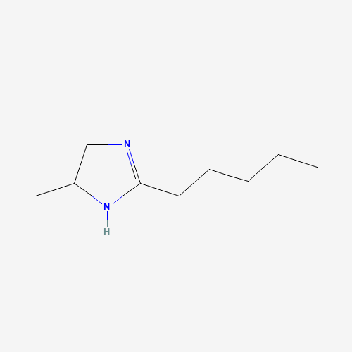 5-methyl-2-pentyl-4,5-dihydro-1H-imidazole (CAS: 1227254-68-3) - Chemical Structure and Molecular Formula 