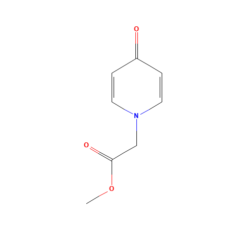 methyl 2-(4-oxopyridin-1-yl)acetate (CAS: 128670-56-4) - Chemical Structure and Molecular Formula 