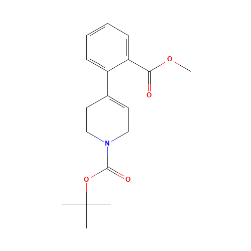 tert-butyl 4-(2-methoxycarbonylphenyl)-3,6-dihydro-2H-pyridine-1-carboxylate (CAS: 1000771-63-0) - Related Chemical Product