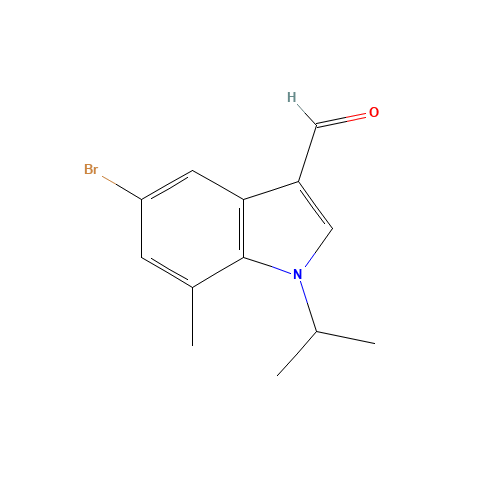 5-bromo-7-methyl-1-propan-2-ylindole-3-carbaldehyde (CAS: 1350762-50-3) - Related Chemical Product