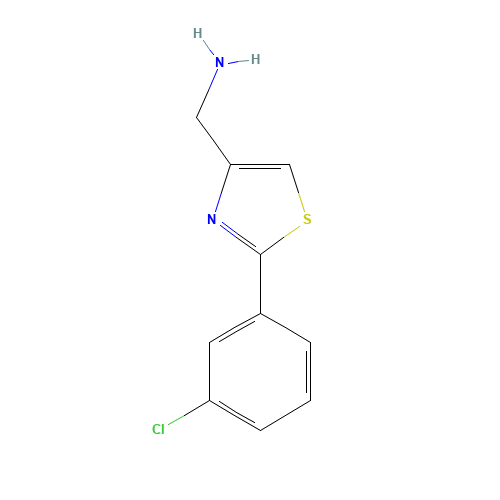 [2-(3-chlorophenyl)-1,3-thiazol-4-yl]methanamine (CAS: 775579-08-3) - Related Chemical Product