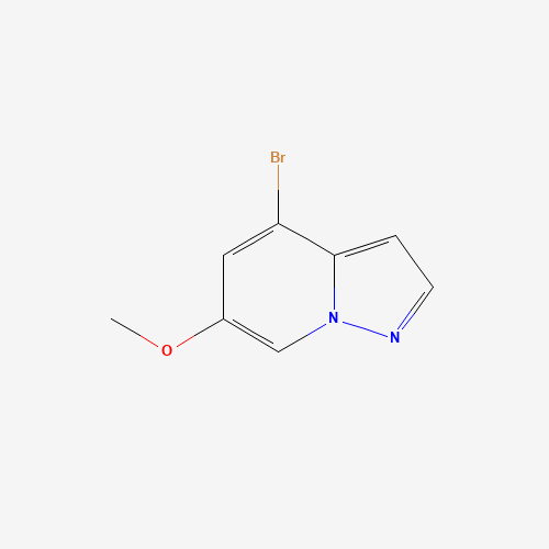 4-bromo-6-methoxypyrazolo[1,5-a]pyridine (CAS: 1207839-86-8) - Chemical Structure and Molecular Formula 