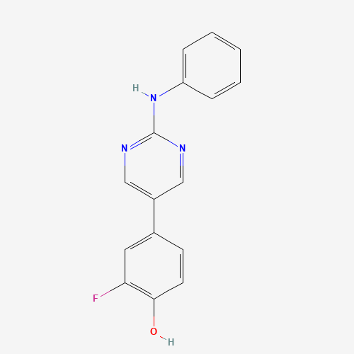 4-(2-anilinopyrimidin-5-yl)-2-fluorophenol (CAS: 890021-35-9) - Related Chemical Product