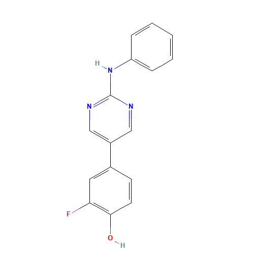 4-(2-anilinopyrimidin-5-yl)-2-fluorophenol (CAS: 890021-35-9) - Related Chemical Product