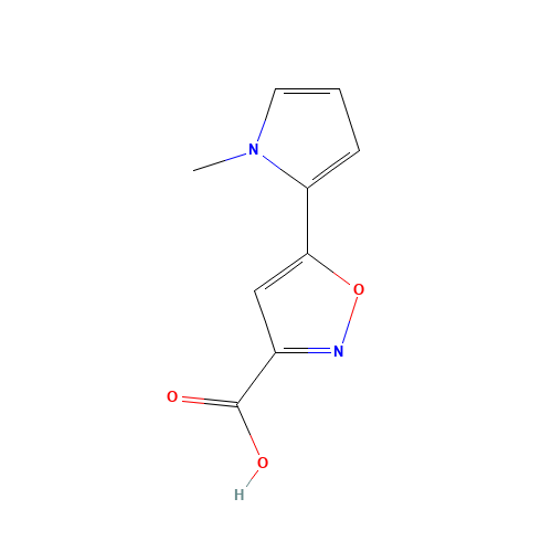 5-(1-methylpyrrol-2-yl)-1,2-oxazole-3-carboxylic acid (CAS: 1326814-81-6) - Related Chemical Product