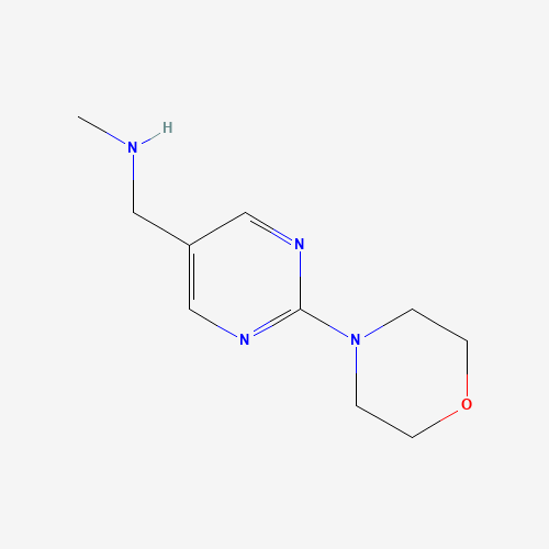 N-methyl-1-(2-morpholin-4-ylpyrimidin-5-yl)methanamine (CAS: 937796-14-0) - Related Chemical Product