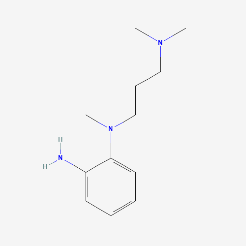 2-N-[3-(dimethylamino)propyl]-2-N-methylbenzene-1,2-diamine (CAS: 14115-04-9) - Chemical Structure and Molecular Formula 
