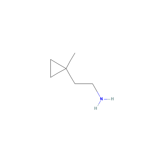 2-(1-methylcyclopropyl)ethanamine (CAS: 62441-59-2) - Chemical Structure and Molecular Formula 