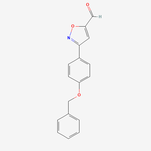 3-(4-phenylmethoxyphenyl)-1,2-oxazole-5-carbaldehyde (CAS: 337355-81-4) - Related Chemical Product