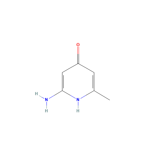 2-amino-6-methyl-1H-pyridin-4-one (CAS: 88518-52-9) - Chemical Structure and Molecular Formula 