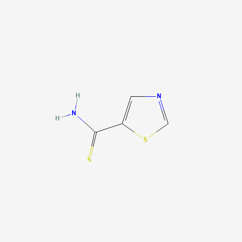 1,3-thiazole-5-carbothioamide (CAS: 409110-07-2) - Chemical Structure and Molecular Formula 