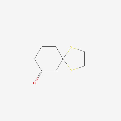 1,4-dithiaspiro[4.5]decan-7-one (CAS: 80563-98-0) - Chemical Structure and Molecular Formula 