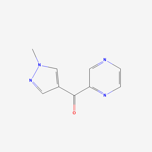 (1-methylpyrazol-4-yl)-pyrazin-2-ylmethanone (CAS: 1104229-44-8) - Chemical Structure and Molecular Formula 