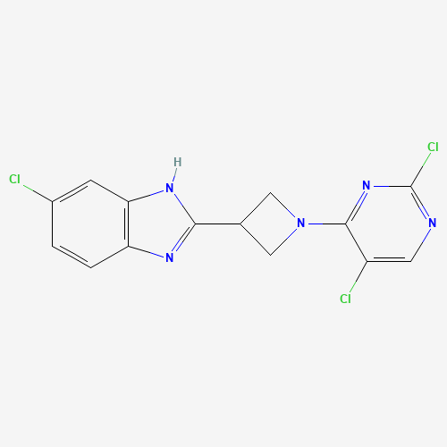 6-chloro-2-[1-(2,5-dichloropyrimidin-4-yl)azetidin-3-yl]-1H-benzimidazole (CAS: 1350355-16-6) - Related Chemical Product
