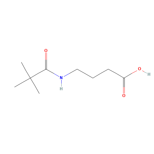 4-(2,2-dimethylpropanoylamino)butanoic acid (CAS: 69542-93-4) - Related Chemical Product