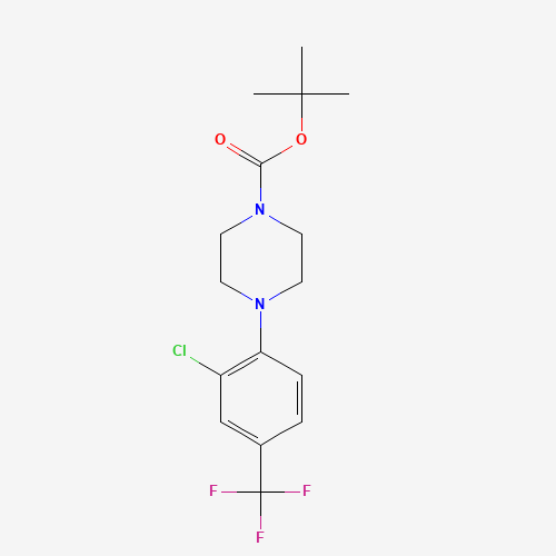 tert-butyl 4-[2-chloro-4-(trifluoromethyl)phenyl]piperazine-1-carboxylate (CAS: 847971-81-7) - Related Chemical Product