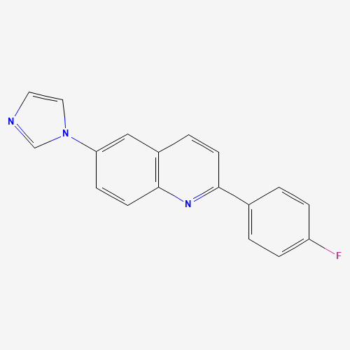 2-(4-fluorophenyl)-6-imidazol-1-ylquinoline (CAS: 1201902-12-6) - Related Chemical Product
