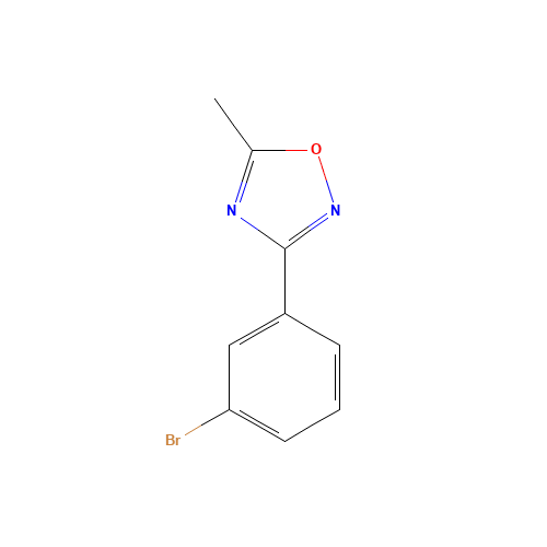 3-(3-bromophenyl)-5-methyl-1,2,4-oxadiazole (CAS: 160377-57-1) - Related Chemical Product