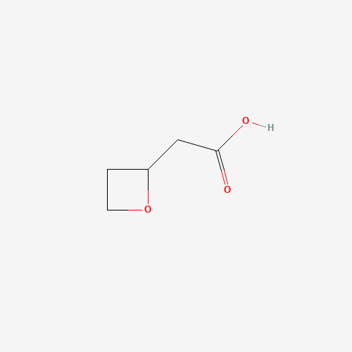 2-(oxetan-2-yl)acetic acid (CAS: 1416271-20-9) - Chemical Structure and Molecular Formula 