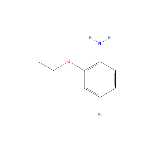 4-bromo-2-ethoxyaniline (CAS: 57279-73-9) - Chemical Structure and Molecular Formula 