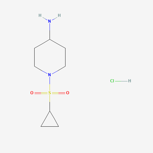 1-cyclopropylsulfonylpiperidin-4-amine;hydrochloride (CAS: 883106-49-8) - Related Chemical Product
