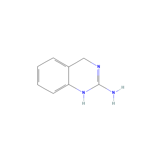 1,4-dihydroquinazolin-2-amine (CAS: 75191-78-5) - Chemical Structure and Molecular Formula 
