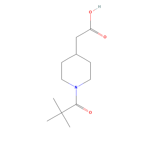 2-[1-(2,2-dimethylpropanoyl)piperidin-4-yl]acetic acid (CAS: 1268522-52-6) - Related Chemical Product