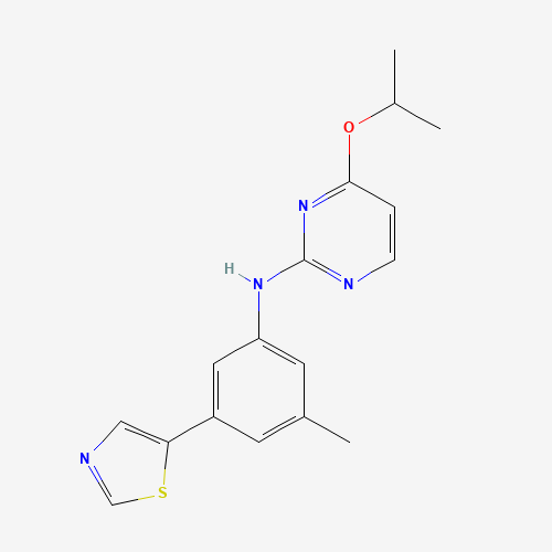 N-[3-methyl-5-(1,3-thiazol-5-yl)phenyl]-4-propan-2-yloxypyrimidin-2-amine (CAS: 1334708-63-2) - Related Chemical Product