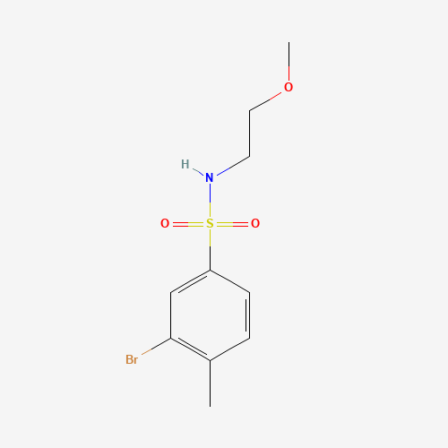 3-bromo-N-(2-methoxyethyl)-4-methylbenzenesulfonamide (CAS: 1240288-01-0) - Related Chemical Product