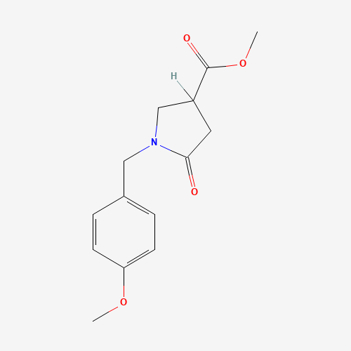 methyl 1-[(4-methoxyphenyl)methyl]-5-oxopyrrolidine-3-carboxylate (CAS: 149505-71-5) - Related Chemical Product