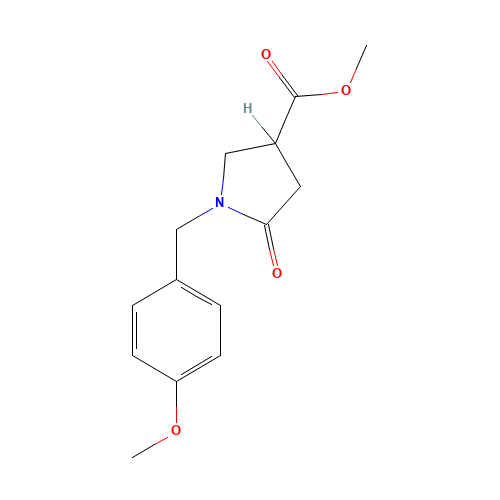 methyl 1-[(4-methoxyphenyl)methyl]-5-oxopyrrolidine-3-carboxylate (CAS: 149505-71-5) - Related Chemical Product