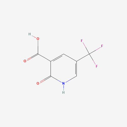 2-oxo-5-(trifluoromethyl)-1H-pyridine-3-carboxylic acid (CAS: 787640-16-8) - Chemical Structure and Molecular Formula 