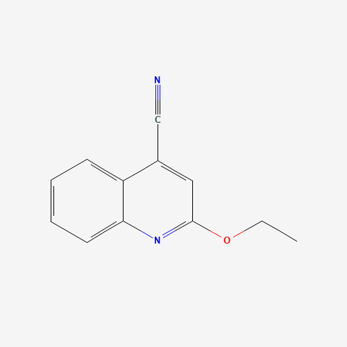 2-ethoxyquinoline-4-carbonitrile (CAS: 859938-23-1) - Chemical Structure and Molecular Formula 