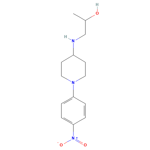1-[[1-(4-nitrophenyl)piperidin-4-yl]amino]propan-2-ol (CAS: 1453214-03-3) - Related Chemical Product