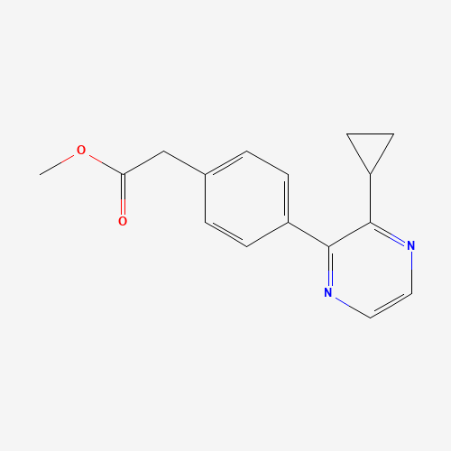 methyl 2-[4-(3-cyclopropylpyrazin-2-yl)phenyl]acetate (CAS: 1146395-36-9) - Related Chemical Product