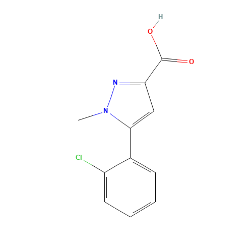 5-(2-chlorophenyl)-1-methylpyrazole-3-carboxylic acid (CAS: 845675-35-6) - Related Chemical Product