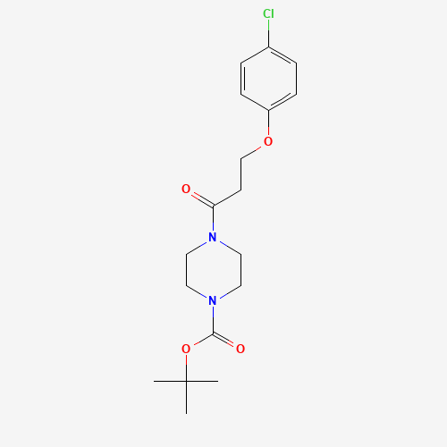 tert-butyl 4-[3-(4-chlorophenoxy)propanoyl]piperazine-1-carboxylate (CAS: 1246640-00-5) - Related Chemical Product