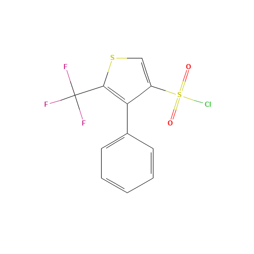 4-phenyl-5-(trifluoromethyl)thiophene-3-sulfonyl chloride (CAS: 680215-52-5) - Related Chemical Product