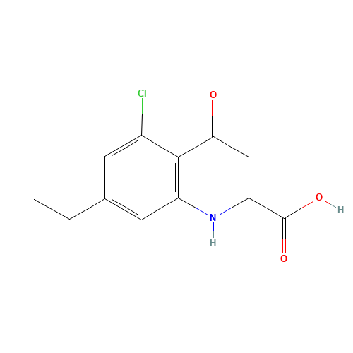 5-chloro-7-ethyl-4-oxo-1H-quinoline-2-carboxylic acid (CAS: 123157-66-4) - Related Chemical Product