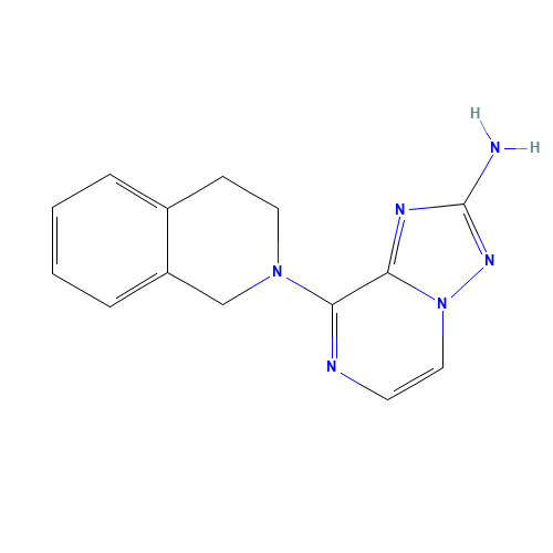 8-(3,4-dihydro-1H-isoquinolin-2-yl)-[1,2,4]triazolo[1,5-a]pyrazin-2-amine (CAS: 1360612-98-1) - Related Chemical Product
