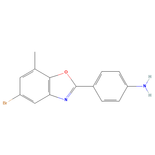 4-(5-bromo-7-methyl-1,3-benzoxazol-2-yl)aniline (CAS: 942215-52-3) - Related Chemical Product