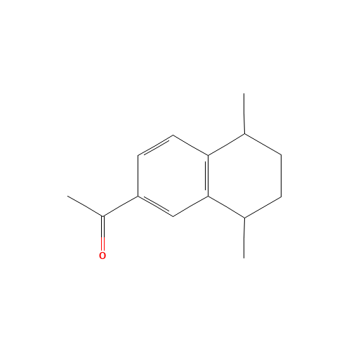 1-(5,8-dimethyl-5,6,7,8-tetrahydronaphthalen-2-yl)ethanone (CAS: 4181-32-2) - Chemical Structure and Molecular Formula 