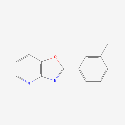 2-(3-methylphenyl)-[1,3]oxazolo[4,5-b]pyridine (CAS: 52333-81-0) - Chemical Structure and Molecular Formula 