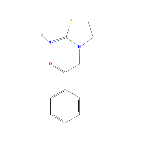 2-(2-imino-1,3-thiazolidin-3-yl)-1-phenylethanone (CAS: 6649-75-8) - Related Chemical Product