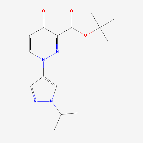 tert-butyl 4-oxo-1-(1-propan-2-ylpyrazol-4-yl)pyridazine-3-carboxylate (CAS: 1314389-59-7) - Related Chemical Product