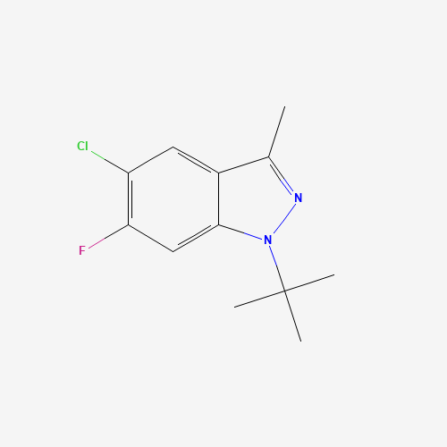 1-tert-butyl-5-chloro-6-fluoro-3-methylindazole (CAS: 1360916-89-7) - Related Chemical Product