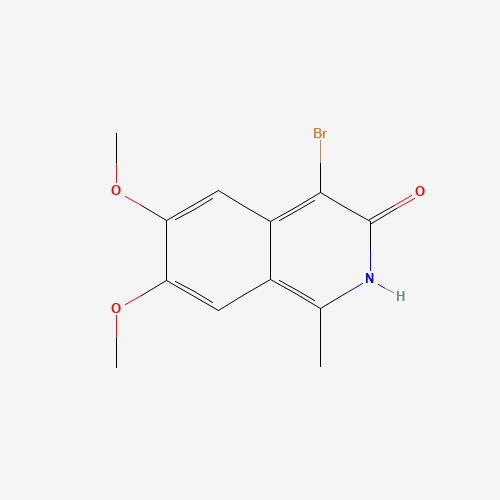 4-bromo-6,7-dimethoxy-1-methyl-2H-isoquinolin-3-one (CAS: 122670-02-4) - Related Chemical Product