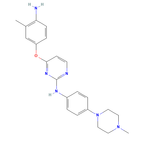 4-(4-amino-3-methylphenoxy)-N-[4-(4-methylpiperazin-1-yl)phenyl]pyrimidin-2-amine (CAS: 853299-40-8) - Related Chemical Product